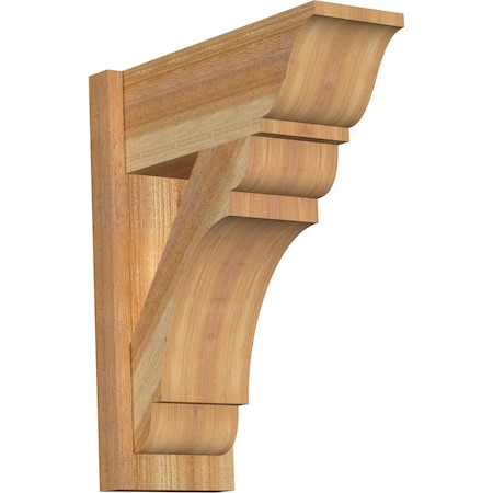 Ekena Millwork Olympic Rough Sawn Traditional Outlooker, Western Red Cedar, 8"W x 20"D x 24"H OUT08X20X24OLY01RWR